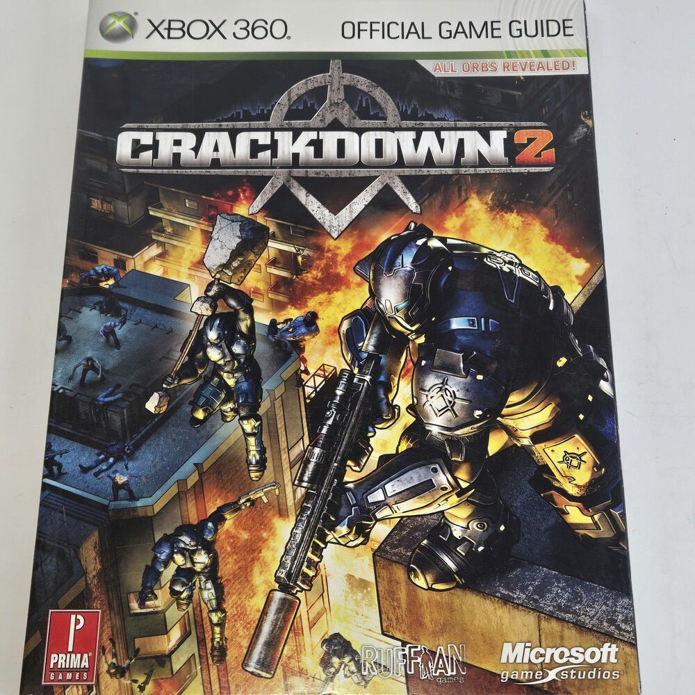 Xbox 360 Crackdown 2 Official Game Guide Strategy Book